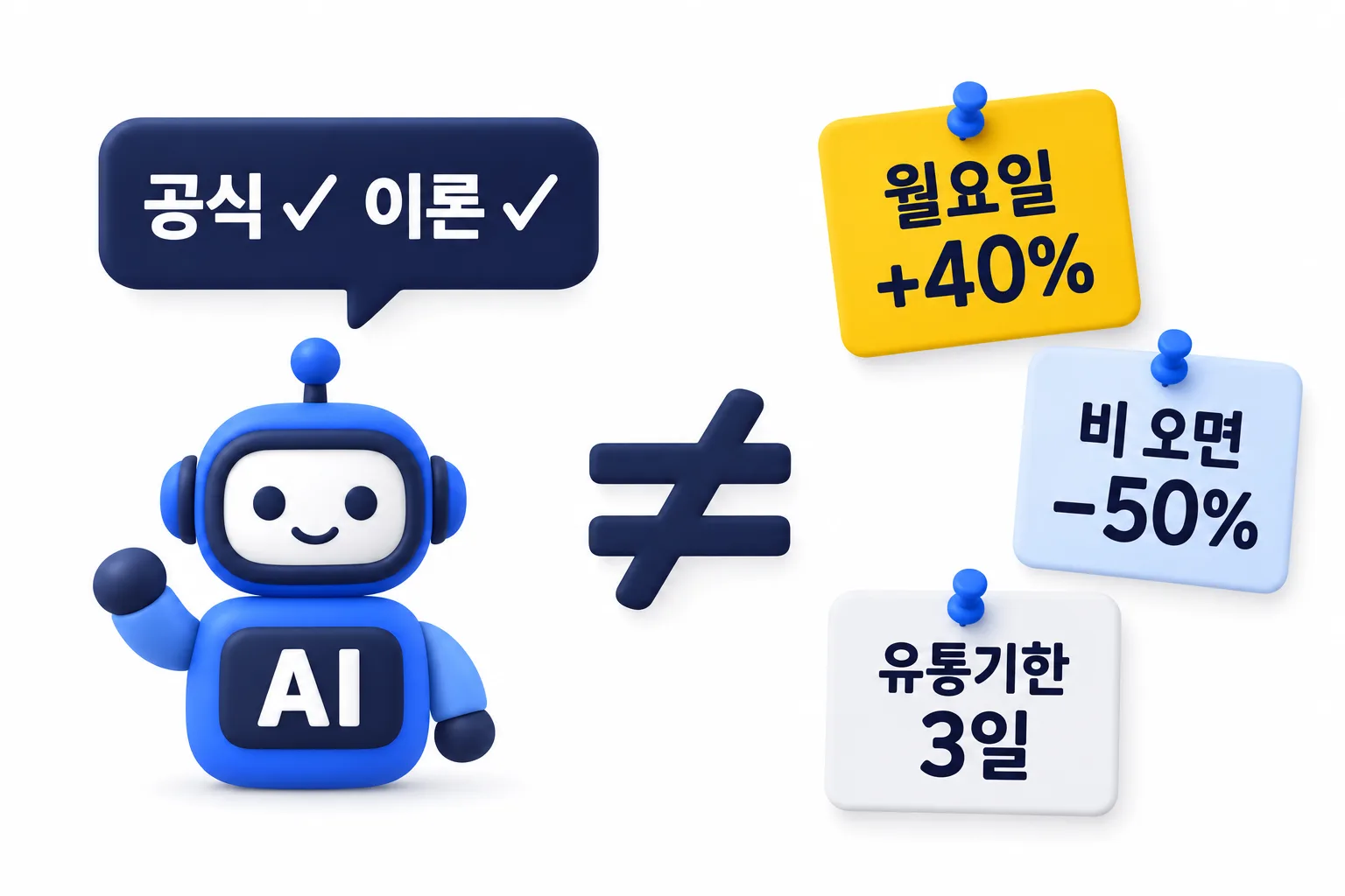 공식은 알지만 우리 가게 사정은 모릅니다