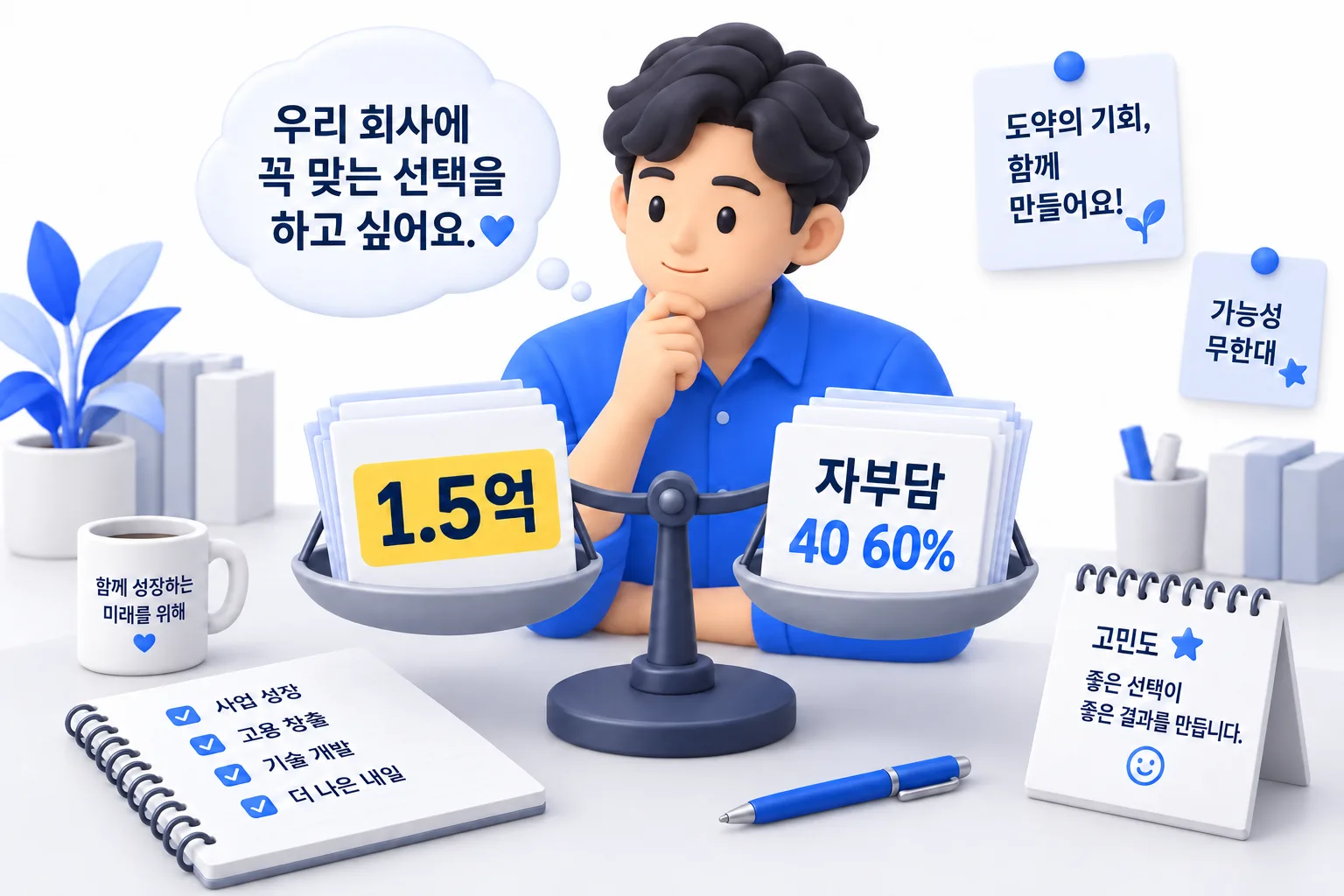 쓸 수 있는 네 항목과 자부담