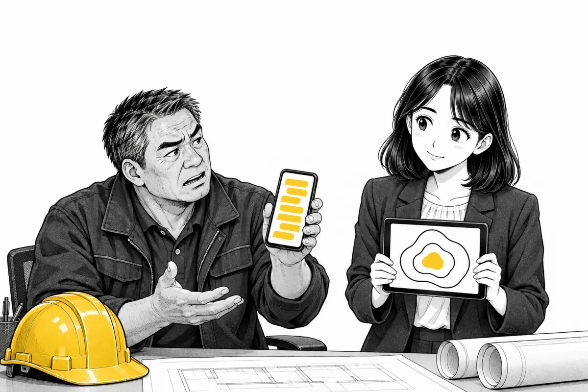 가격만 묻는 메시지가 가득한 휴대폰을 보여 주는 대표님